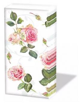 Rosen weiss rosa - Taschentücher